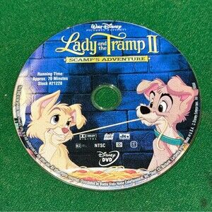 Lady and the Tramp II: Scamp's Adventure DVD Tested Working